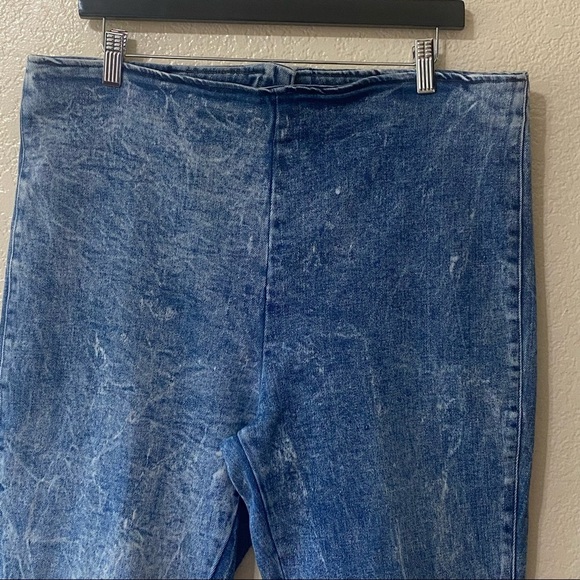 Vintage 80’s| Broadway‎ Transfer|  Acid Wash High-Rise Ankle Skinny Jeans - Picture 3 of 14